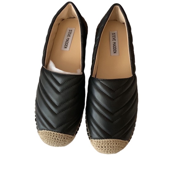 Steve Madden Winnow black espadrille , NWT box is available, 9.5 - Picture 1 of 6